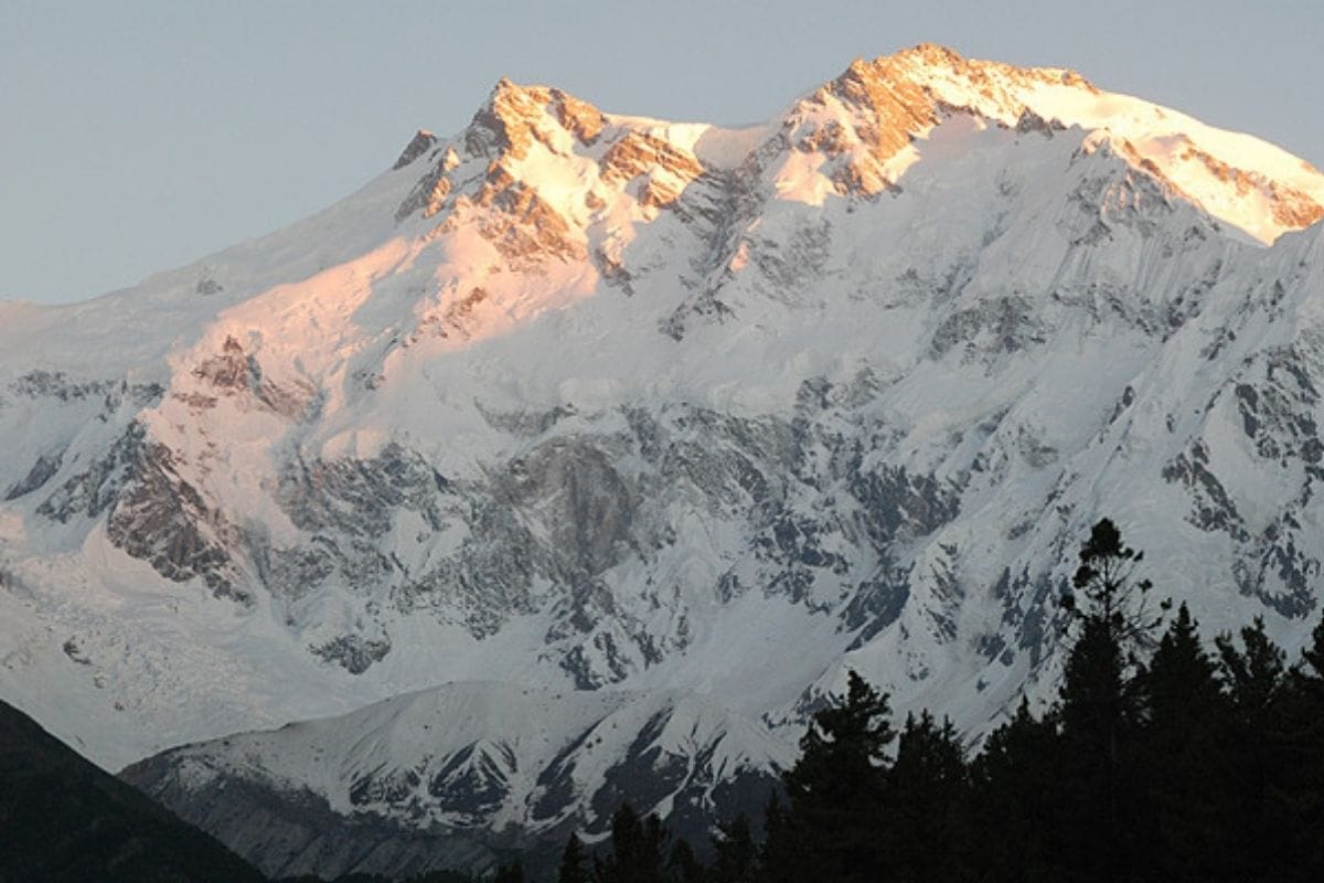 Nanga Parbat viewed from Fairy Meadows Pakistan