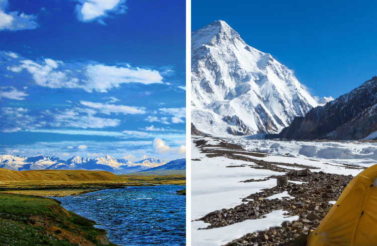 K2 base camp and Deosai